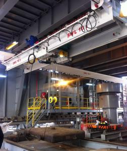 電動(dòng)雙軌機(jī)艙行車